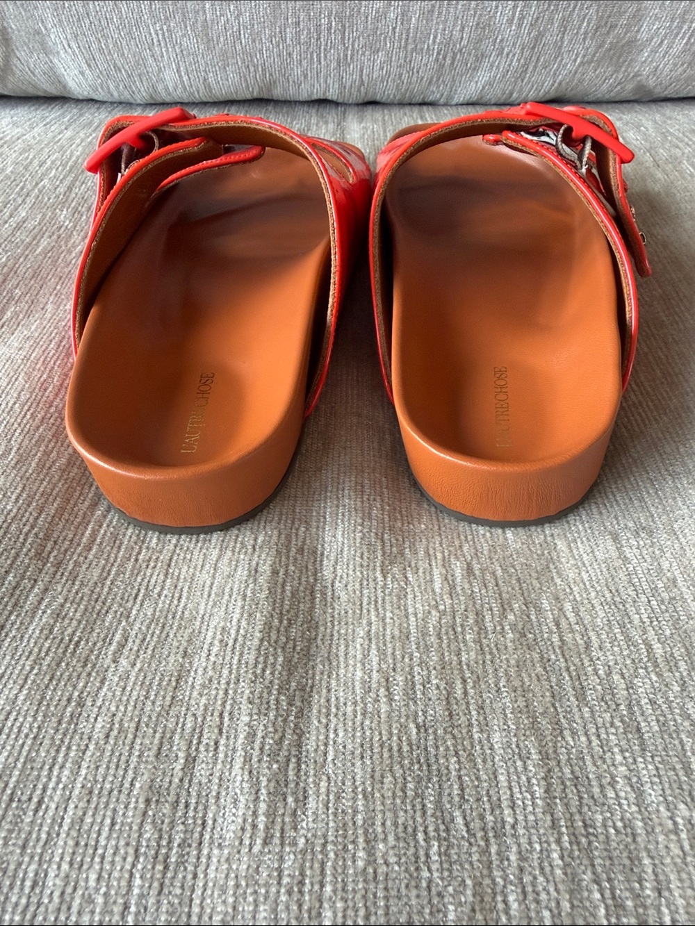 L’AUTRE Coral Double-Buckle Slide Sandals - Picture 9 of 12